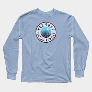 Mosquitoville, VT - Mtns (Distressed) Long Sleeve T-Shirt